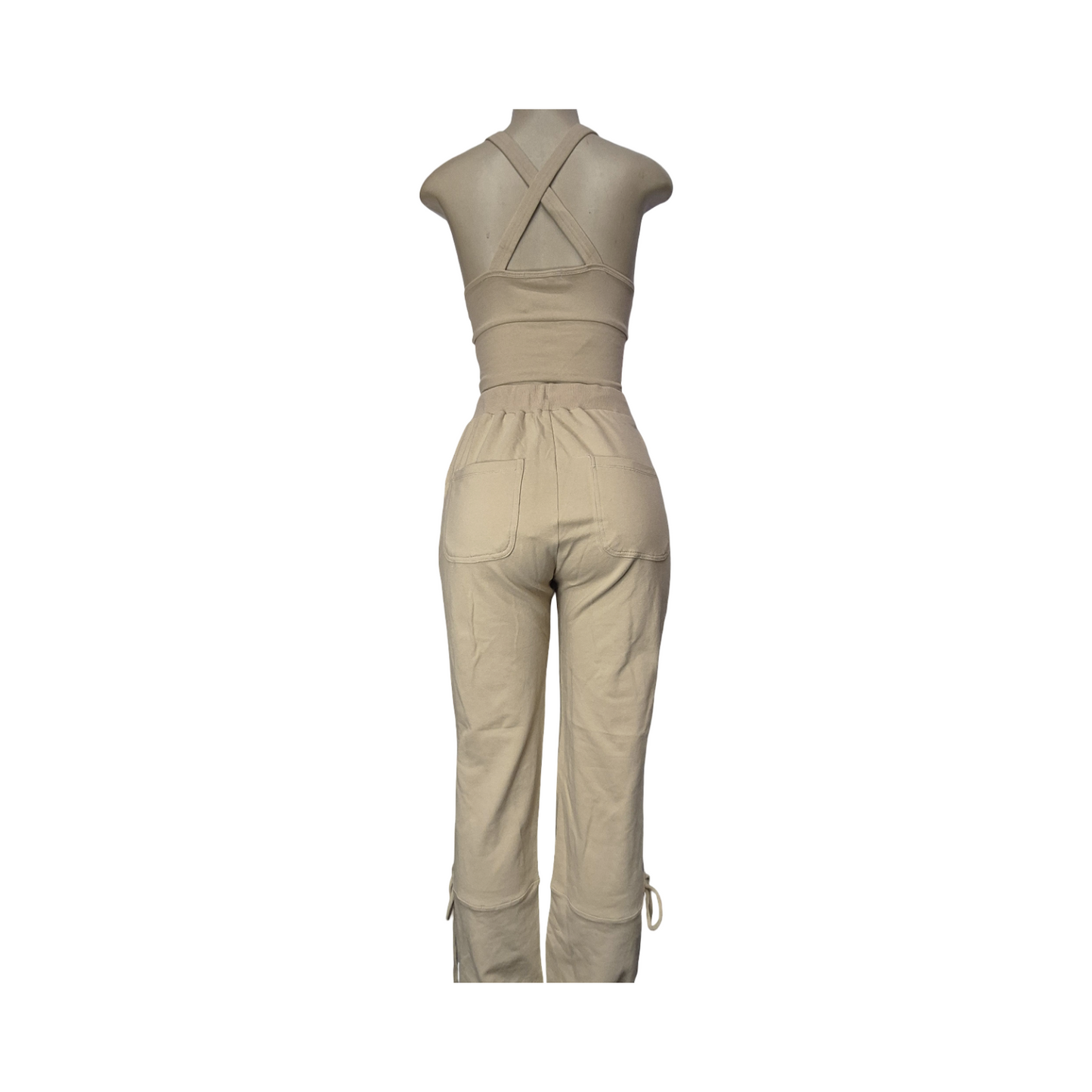 Cream Top & Jogger set