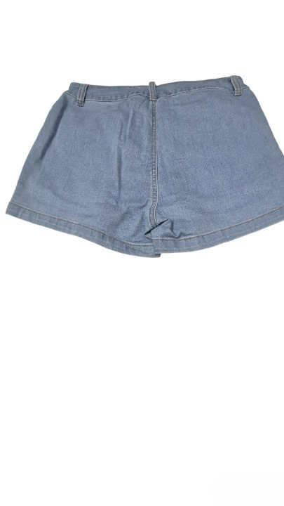 Light Wash Denim Cargo Shorts