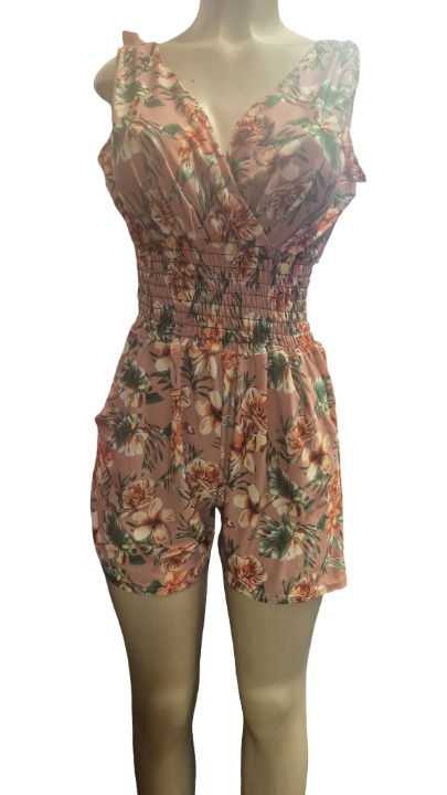Floral Ruffle Romper