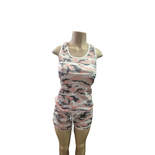 Pink Camo Two-Piece Set
