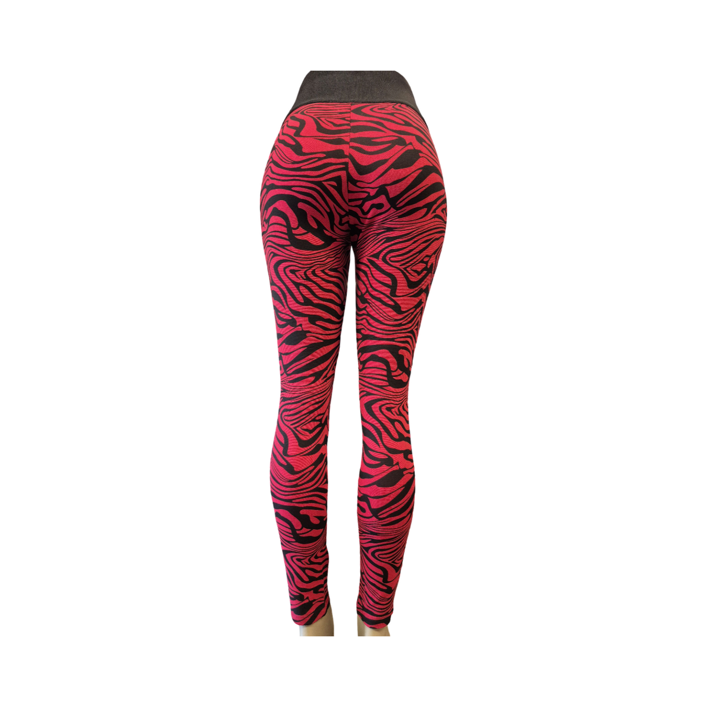 Women’s High-Waisted Printed Leggings – Stretch Activewear Workout Pants