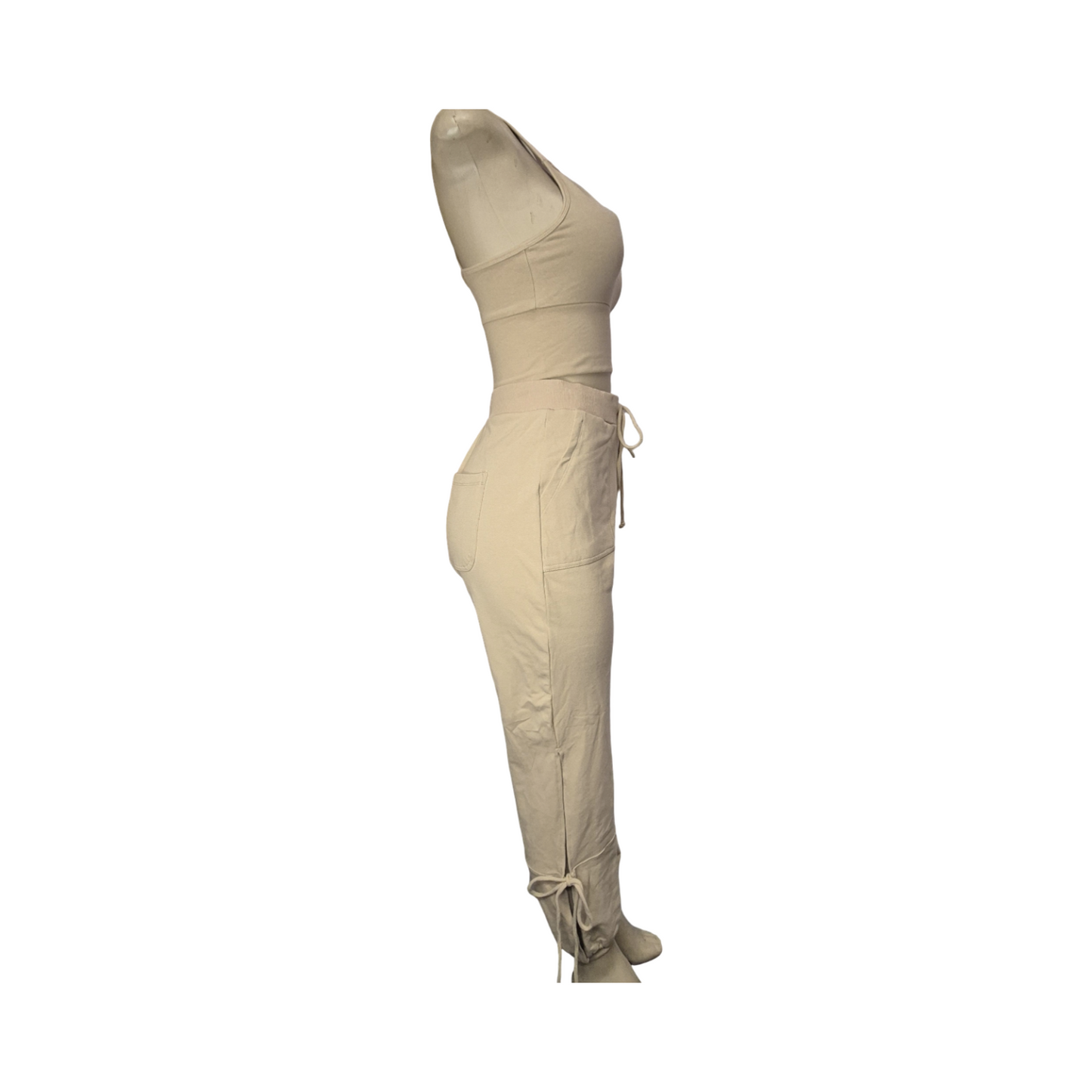 Cream Top & Jogger set